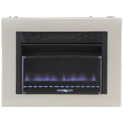 Cedar Ridge Reconditioned Hearth Dual Fuel Ventless Blue Flame Gas Space Heater With Blower – 20,000 BTU, T-Stat Control – Model# CH20TBU-R